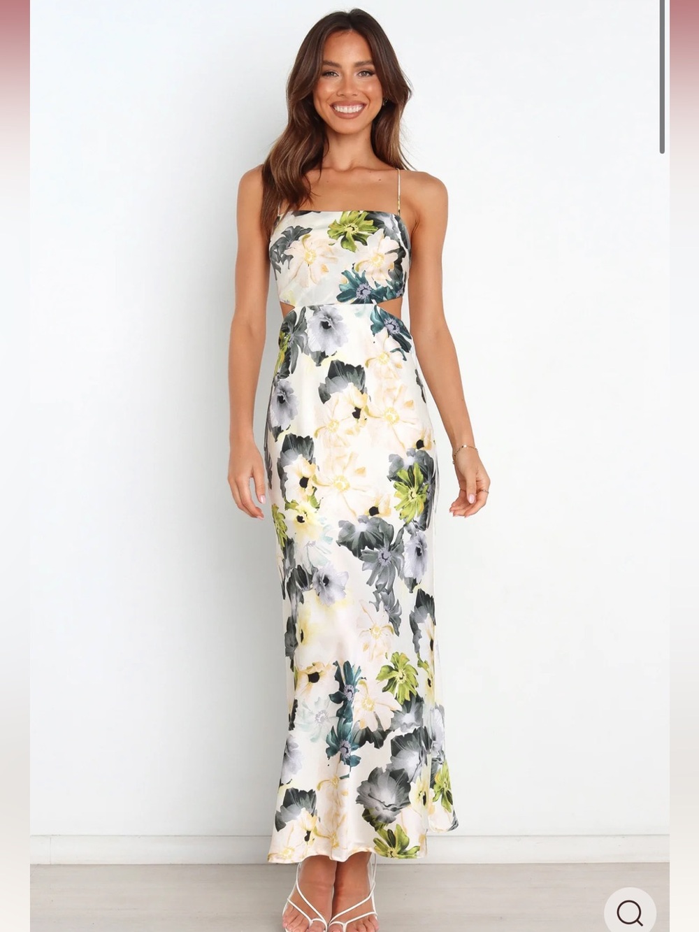 PETAL & PUP Women's Jayne Floral Cream Dress